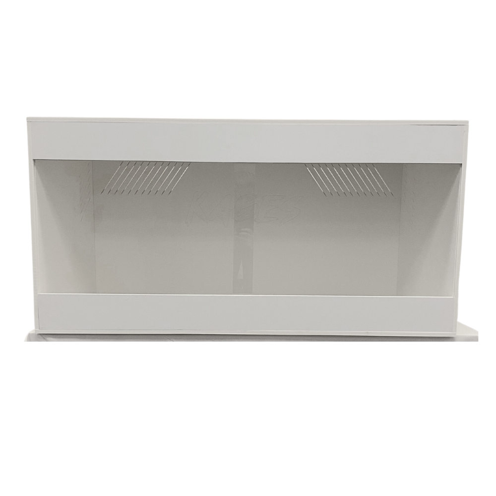 48 x24 x24 4 x2 x2 Premium White PVC Reptile Enclosure