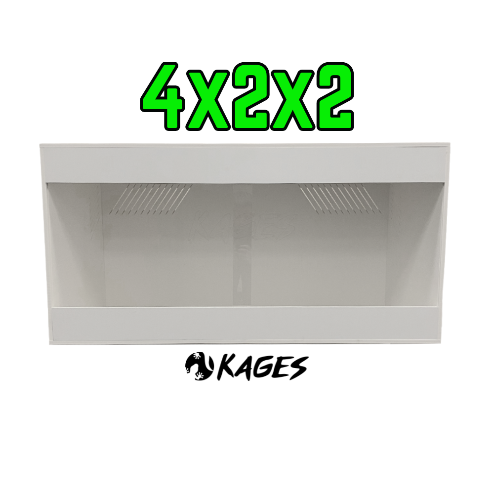 Kages 4x2x2 PVC Reptile Enclosure | Made in the USA | Bearded Kages 4x2x2 PVC Reptile Enclosure | Made in the USA | Bearded