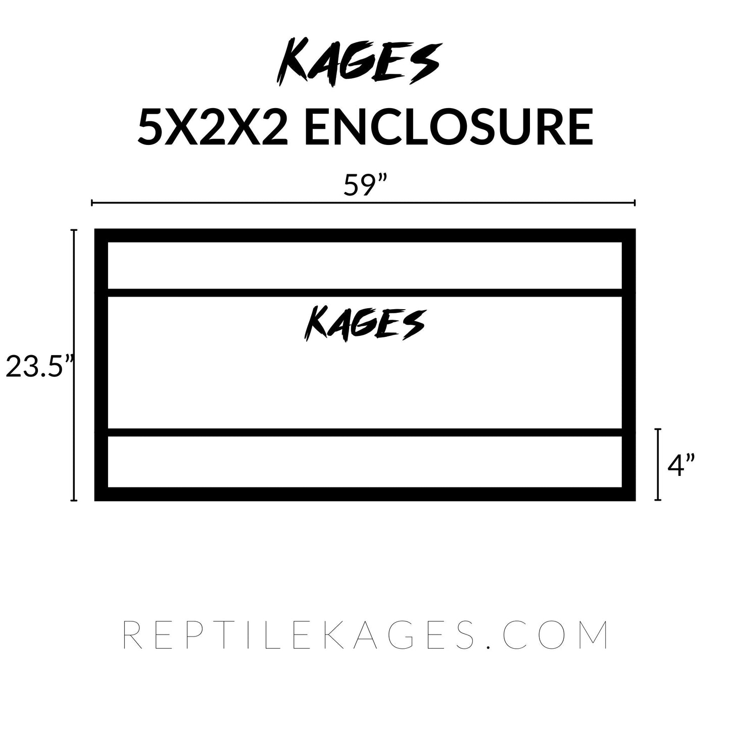 CUSTOM CANADA ORDER: 5'x2'x2' Premium PVC Reptile Enclosure