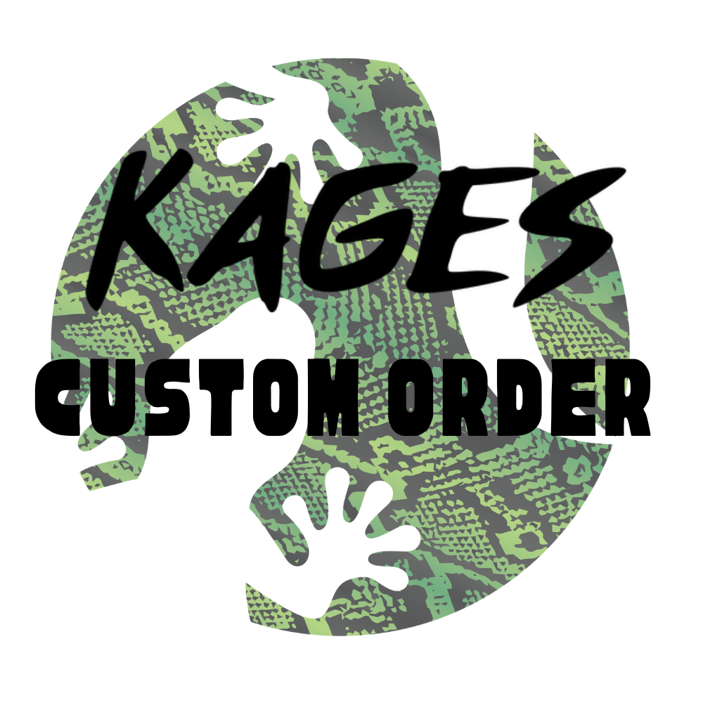 Kages Custom Order: Black 6x3x3 w/ new 18" Screens on Left & Right