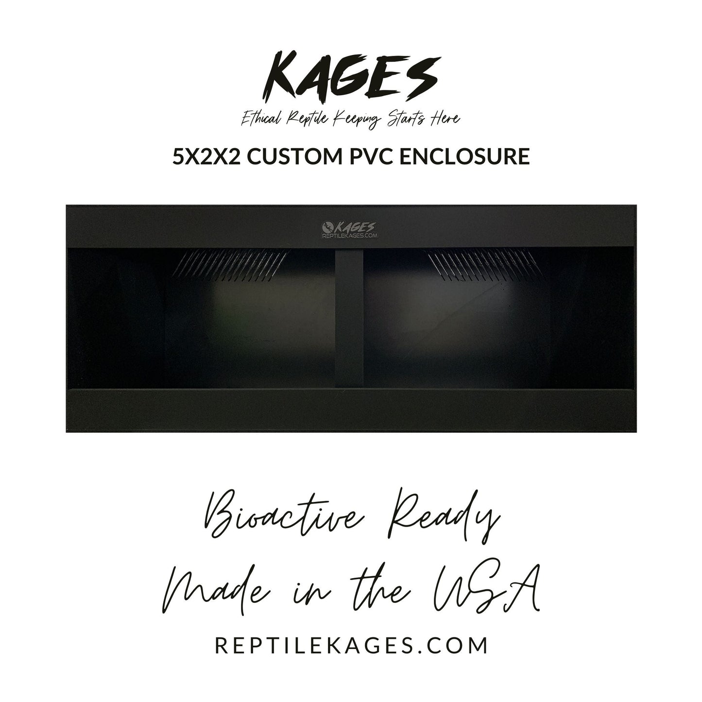 CUSTOM CANADA ORDER: 5'x2'x2' Premium PVC Reptile Enclosure