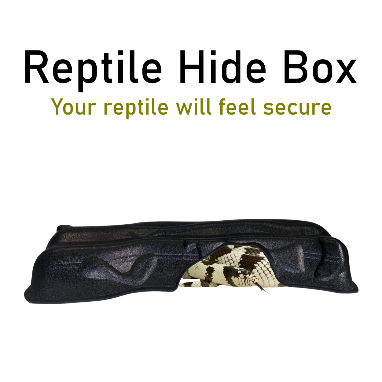 Kages Formed ABS Log Reptile Hide Box