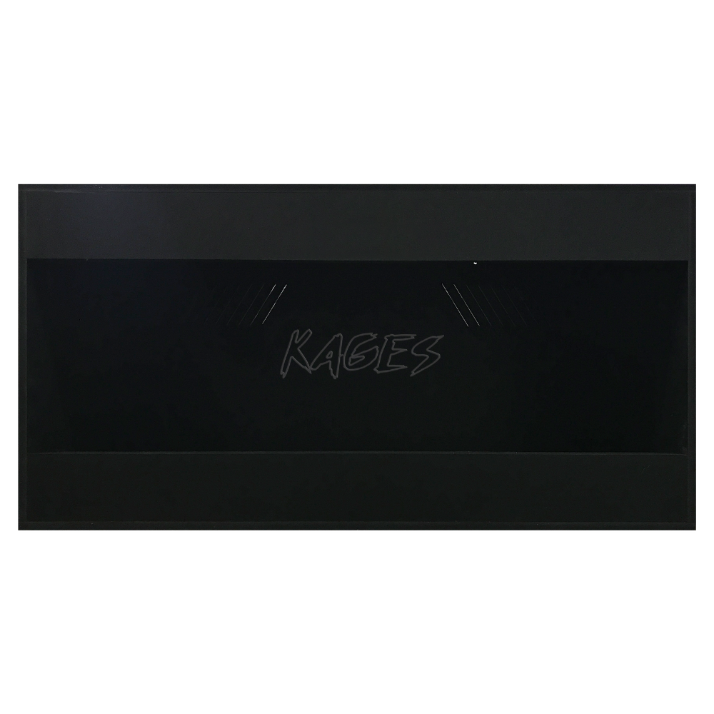 36"x24"x18" Black PVC Enclosure with Left & Right Screen + Side Vents: Ready to Ship