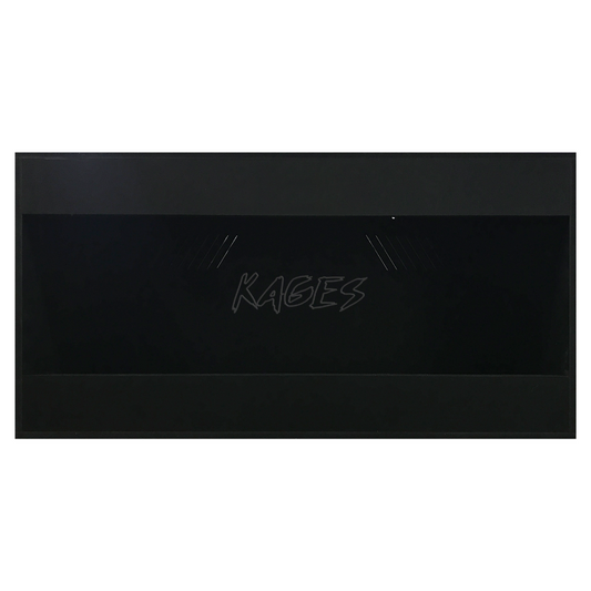 36"x24"x18" Black PVC Enclosure with Left & Right Screen + Side Vents: Ready to Ship