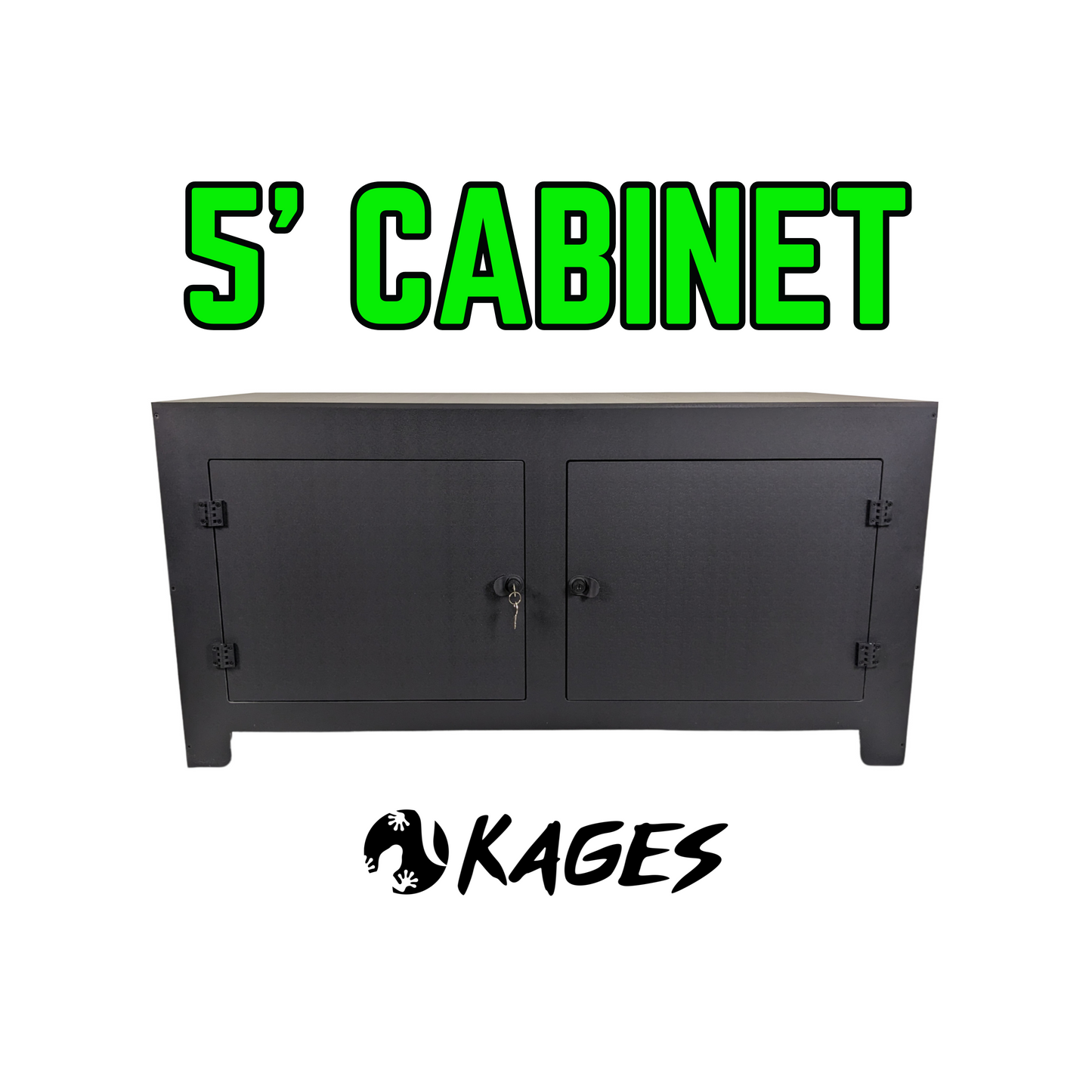 5' Premium PVC Cabinet For Reptile Enclosure