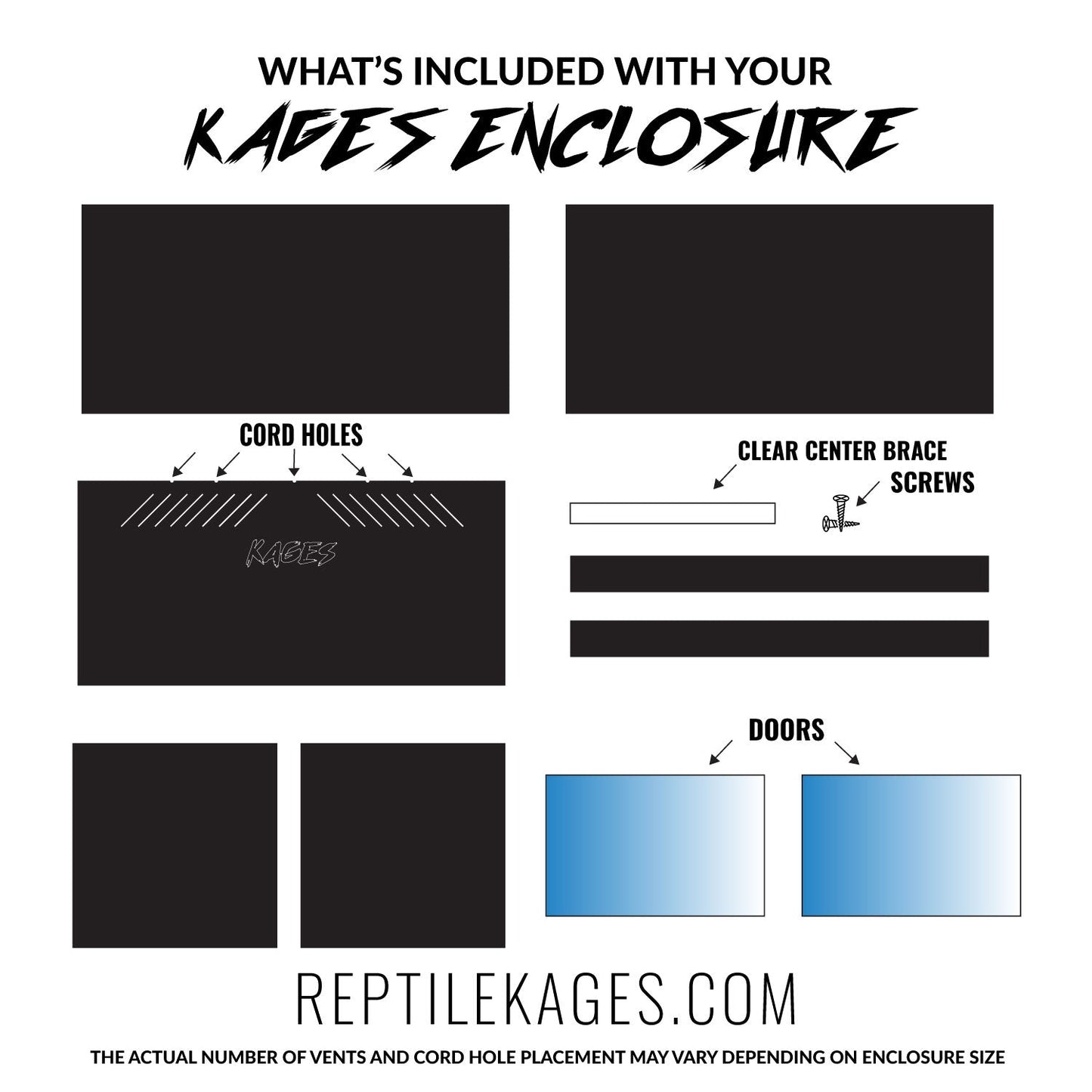 CUSTOM CANADA ORDER: 5'x2'x2' Premium PVC Reptile Enclosure
