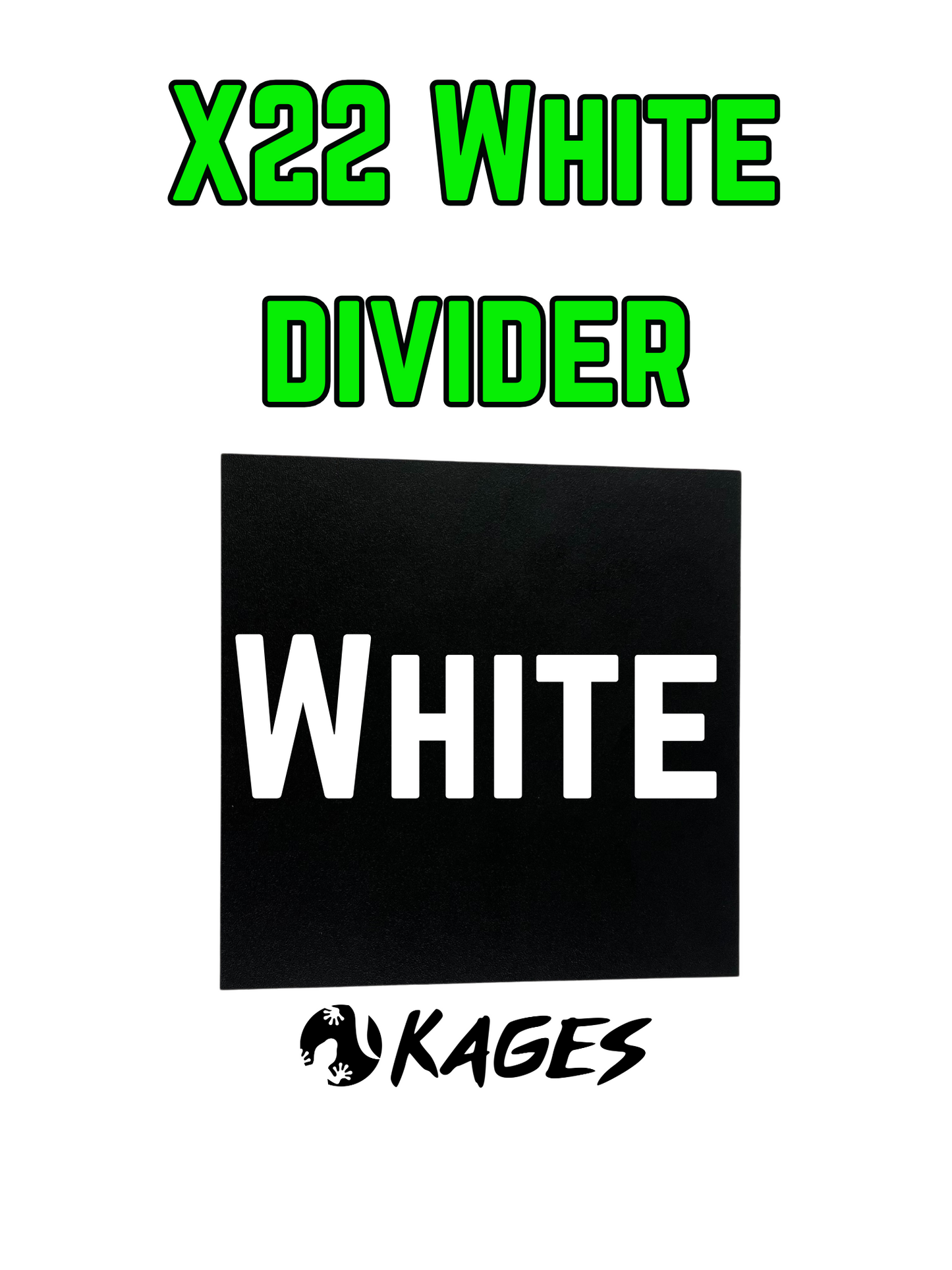 X22 White Divider