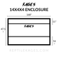14'x4'x4' Premium PVC Reptile Enclosure