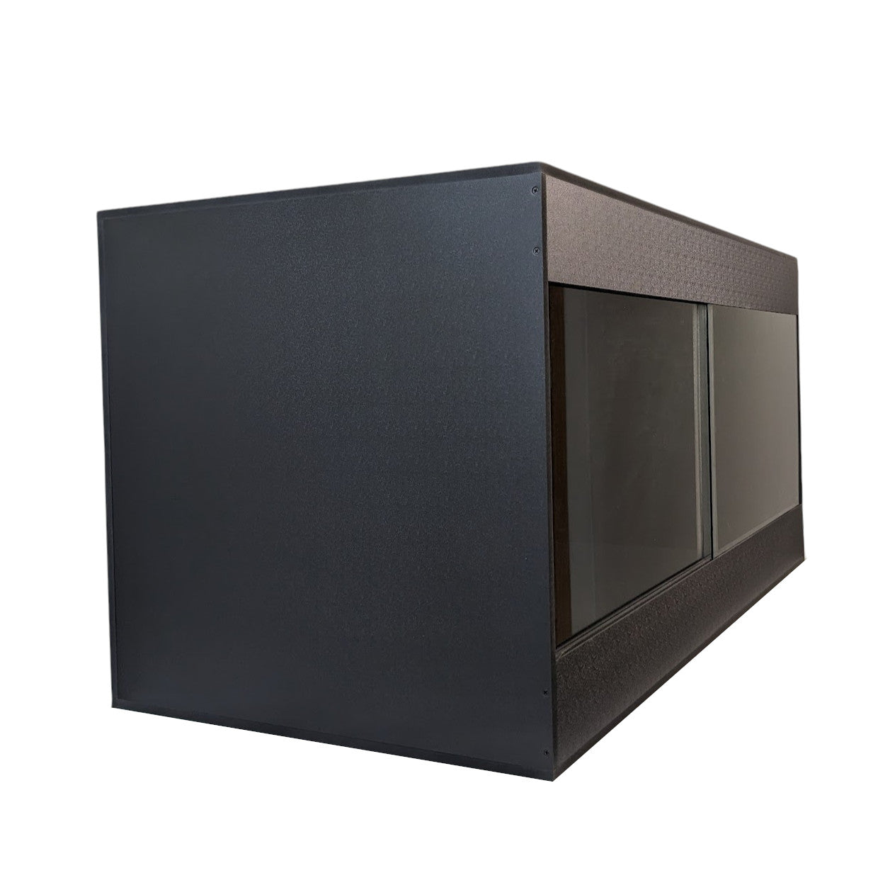 4'x2'x2' with Side Vents, Black PVC Reptile Enclosure: Ready to Ship