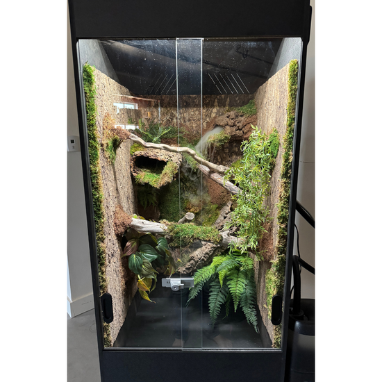 Premium PVC Reptile Enclosure | 2' x 2' x 4' Vertical Enclosure | Kages ...
