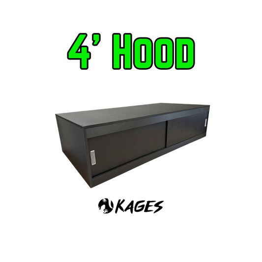 4' Premium PVC Hood for Reptile Enclosure