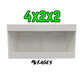 48"x24"x24" / 4'x2'x2' Premium White PVC Reptile Enclosure