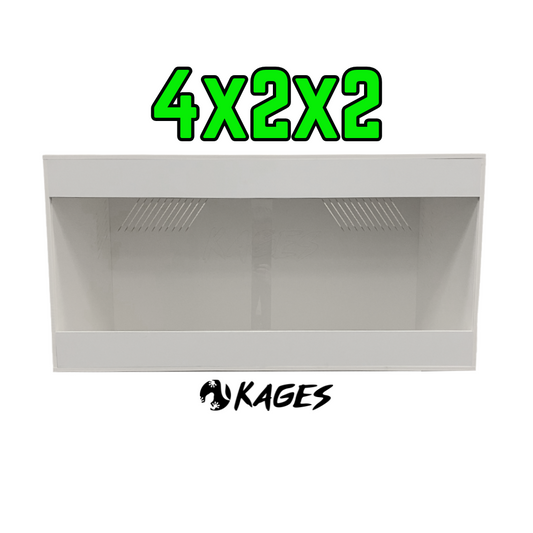 48"x24"x24" / 4'x2'x2' Premium White PVC Reptile Enclosure