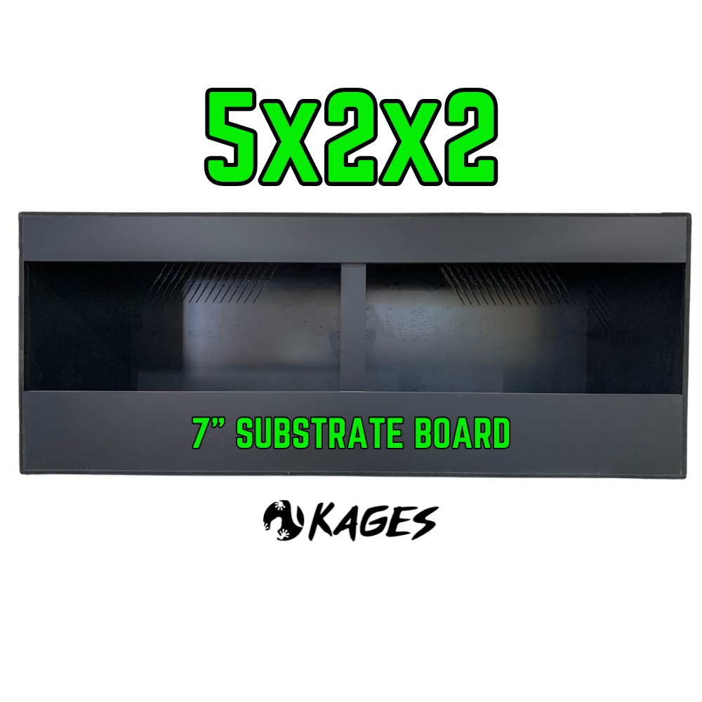 60"x24"x24" / 5'x2'x2' with 7" Substrate Board Premium PVC Enclosure