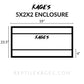 CUSTOM CANADA ORDER: 5'x2'x2' Premium PVC Reptile Enclosure