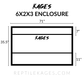 6'x2'x3' Premium PVC Reptile Enclosure