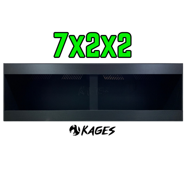 れいこページ 7x2x2 Custom PVC Reptile Cage | Kages Custom Reptile Enclosures