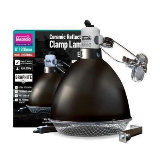 Arcadia Ceramic Reflector Clamp Lamp