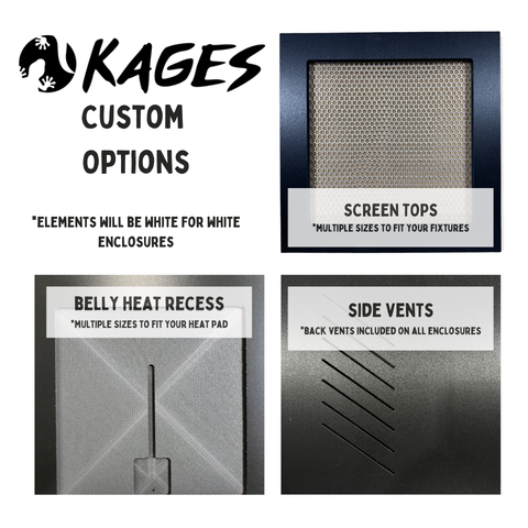 36"x24"x18" Premium PVC Reptile Enclosure
