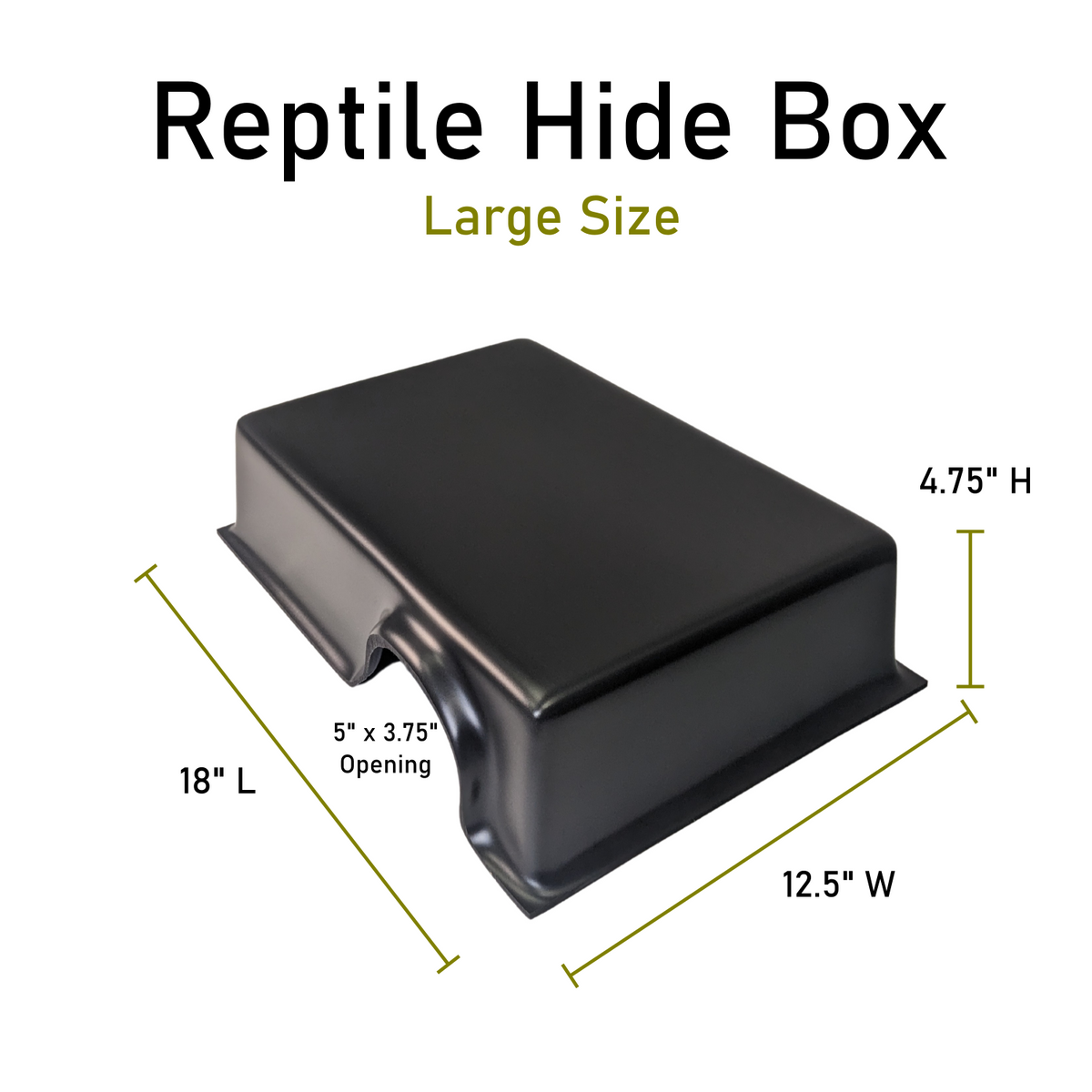 Kages Formed PVC Reptile Hide Box – Reptile Kages