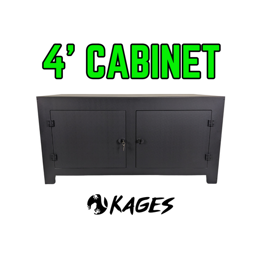 4' Premium PVC Cabinet For Reptile Enclosure