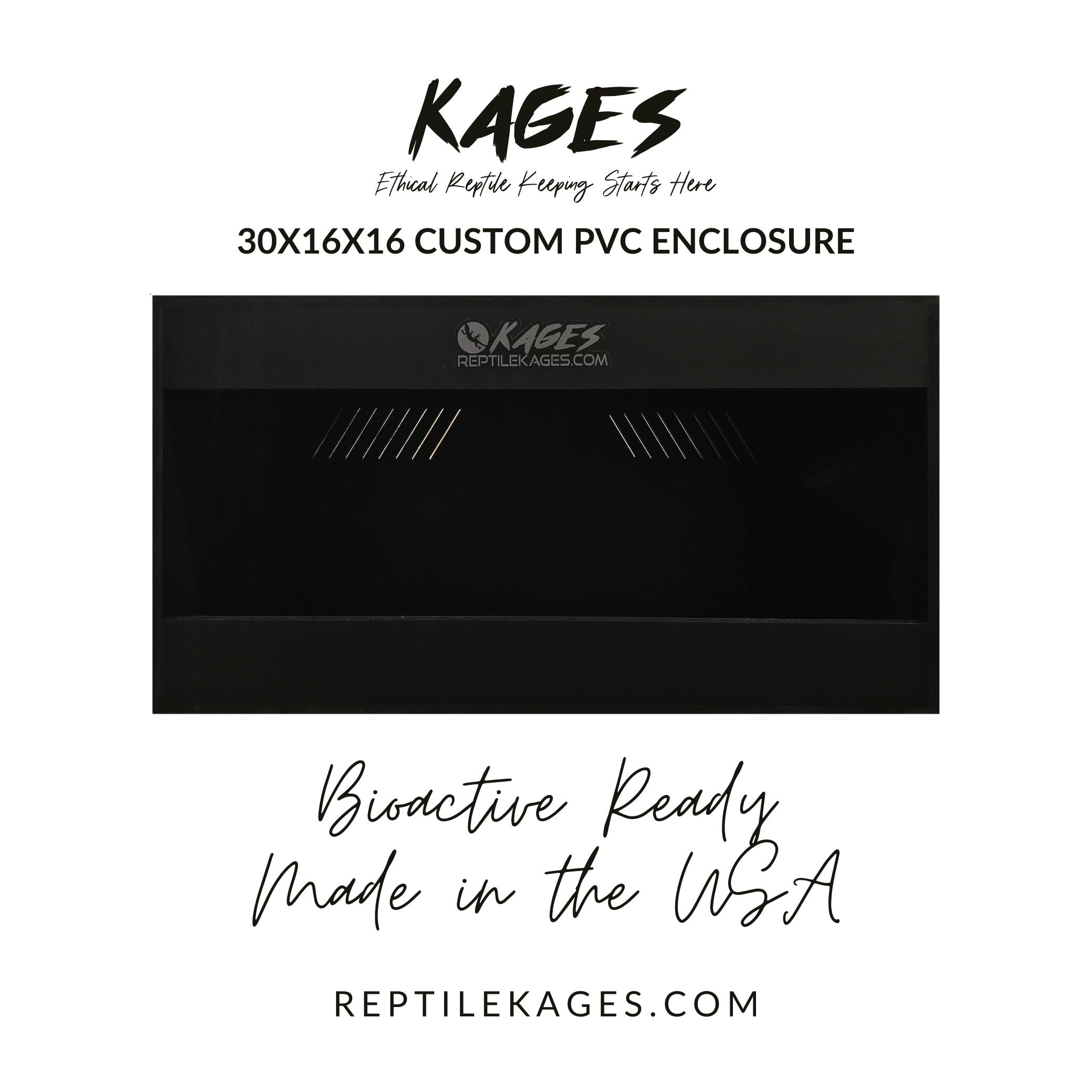 Kages custom reptile store enclosures